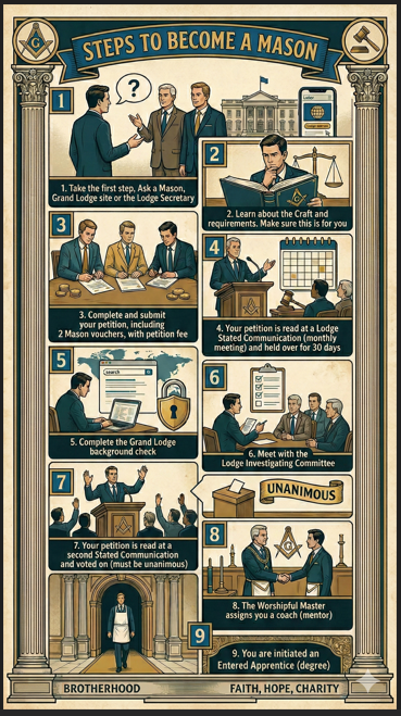 Steps to Become a Mason